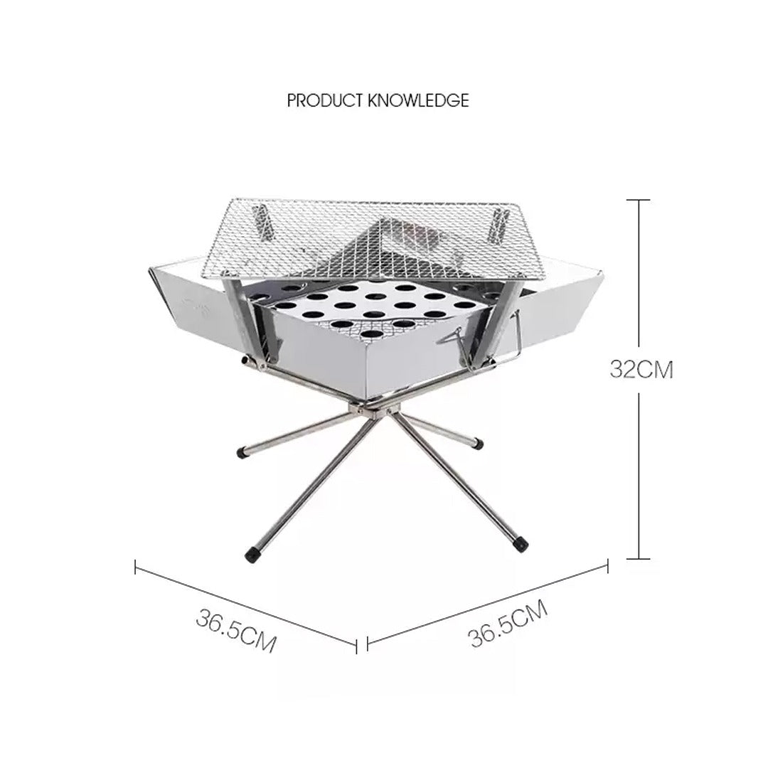 Mobi Graden Kompor Stainless Kayu Bakar - NX21666038