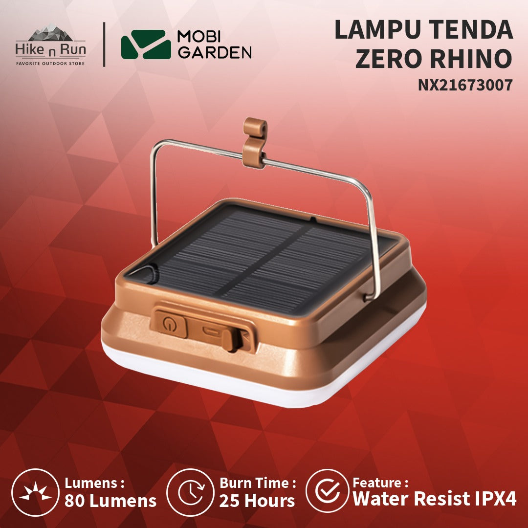 Mobi Garden Zero Rhino Lampu Tenda Terang - NX21673007