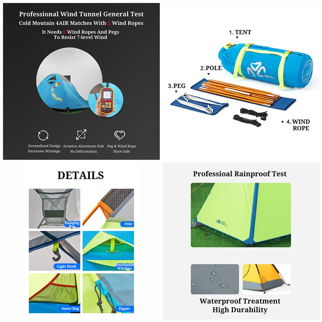 Mobi Garden Cold Mountain 4 AIR Upgrade Tenda Camping NX20561027