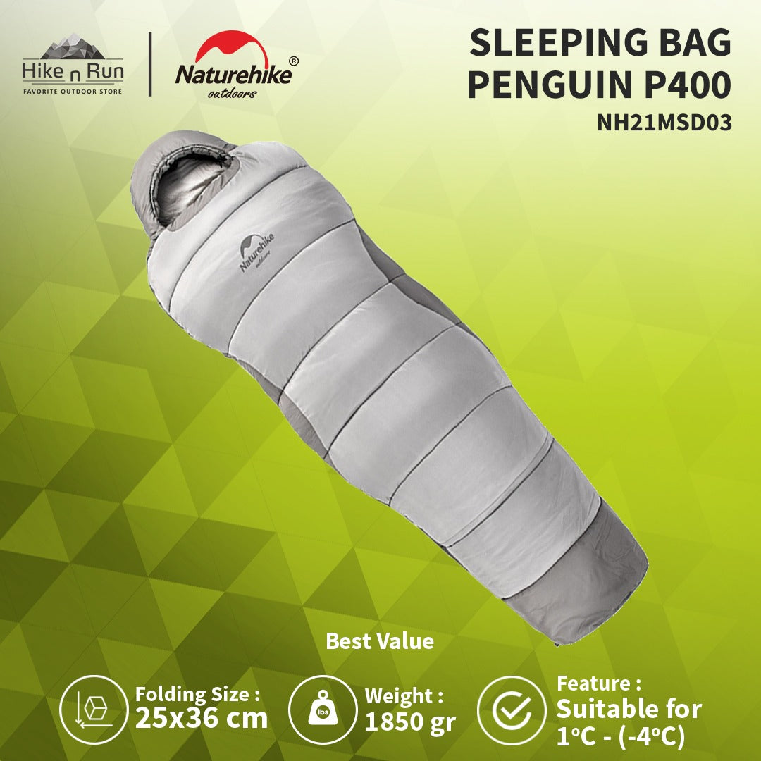 Sleeping Bag Naturehike NH21MSD03 Penguin P400 Single SB