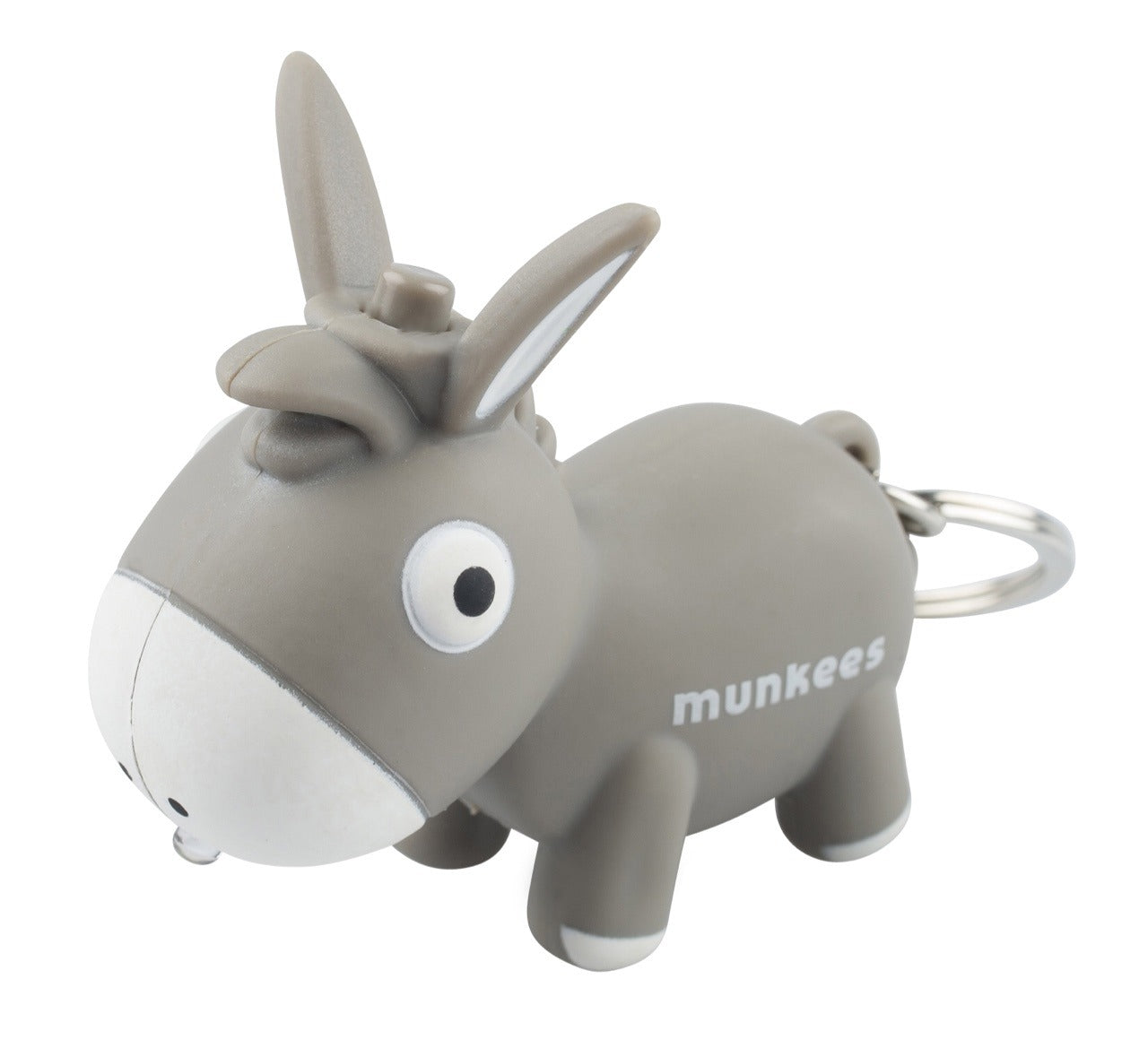 Gantungan Kunci Munkees 1109-1110 LED Keychain With Animal Sound