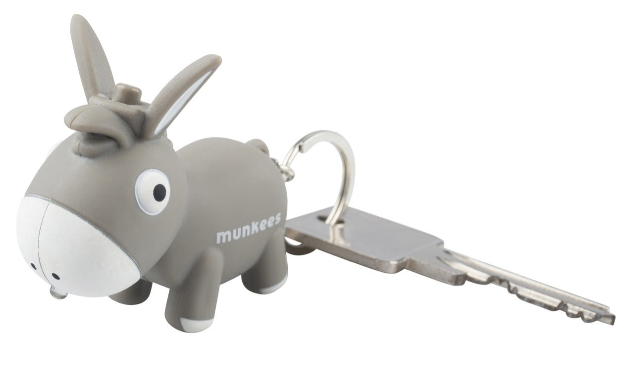 Gantungan Kunci Munkees 1109-1110 LED Keychain With Animal Sound