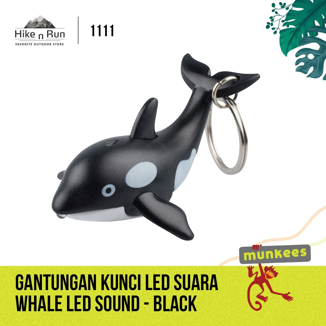 Gantungan Kunci Munkees 1111-1113 LED Keychain With Animal Sound