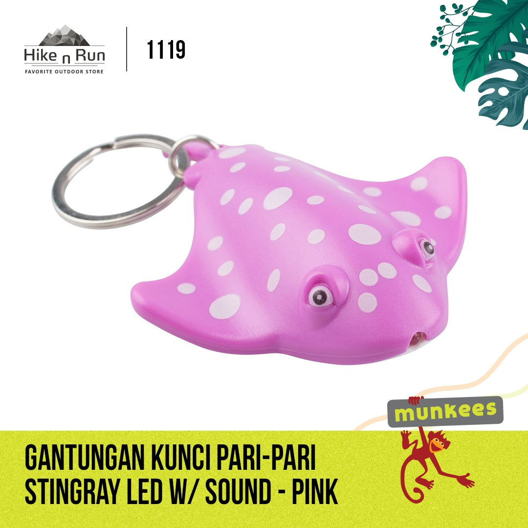 Gantungan Kunci Munkees 1118-1121 LED Keychain Sting Ray