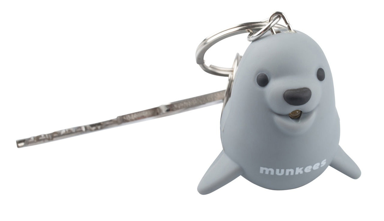 Gantungan Kunci Munkees 1122-1123 LED Sea Lion Keychain