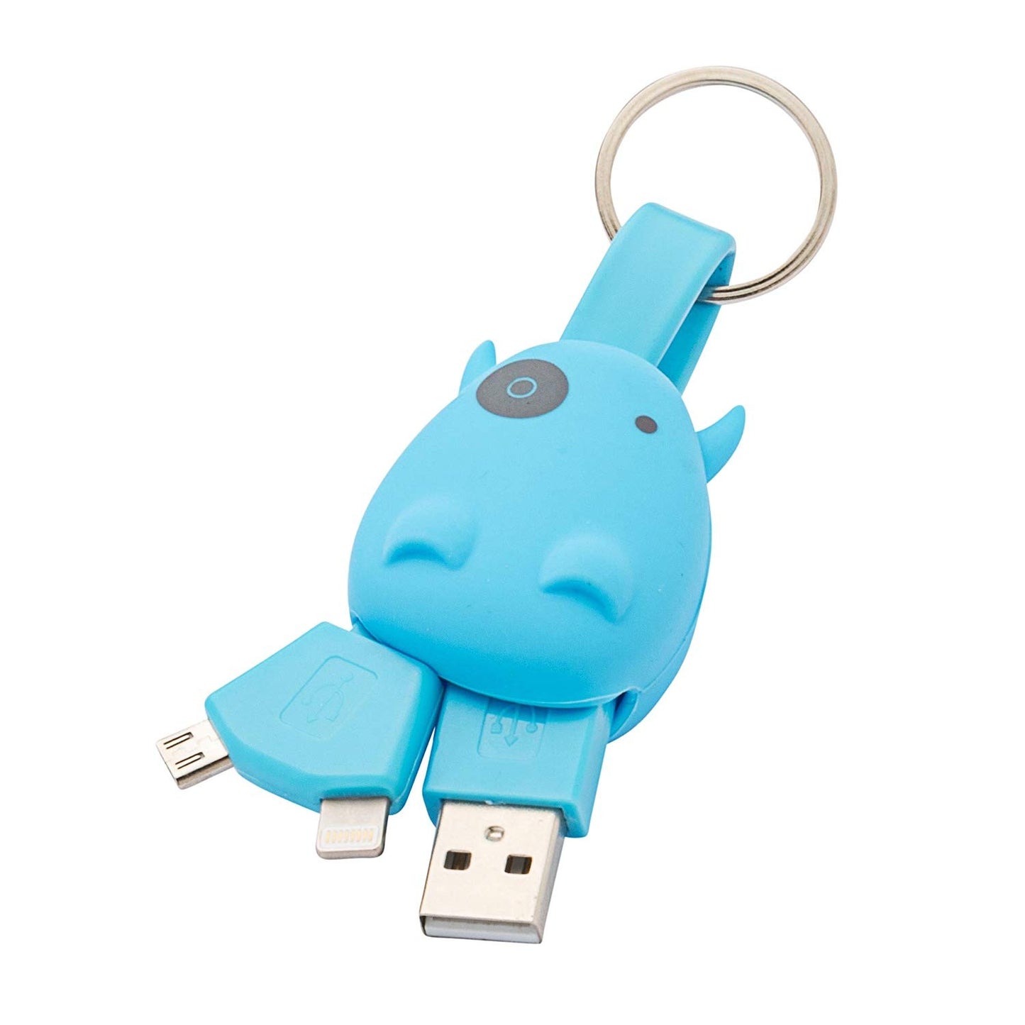 Gantungan Kunci Munkees With USB Key Ring Smart Charger - 3700