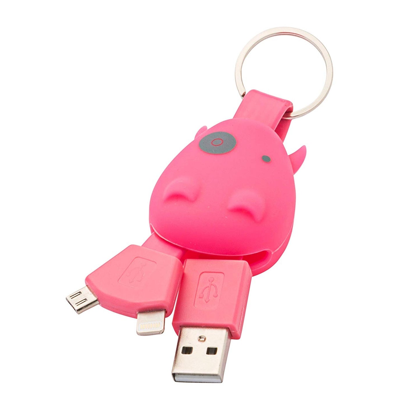 Gantungan Kunci Munkees With USB Key Ring Smart Charger - 3700