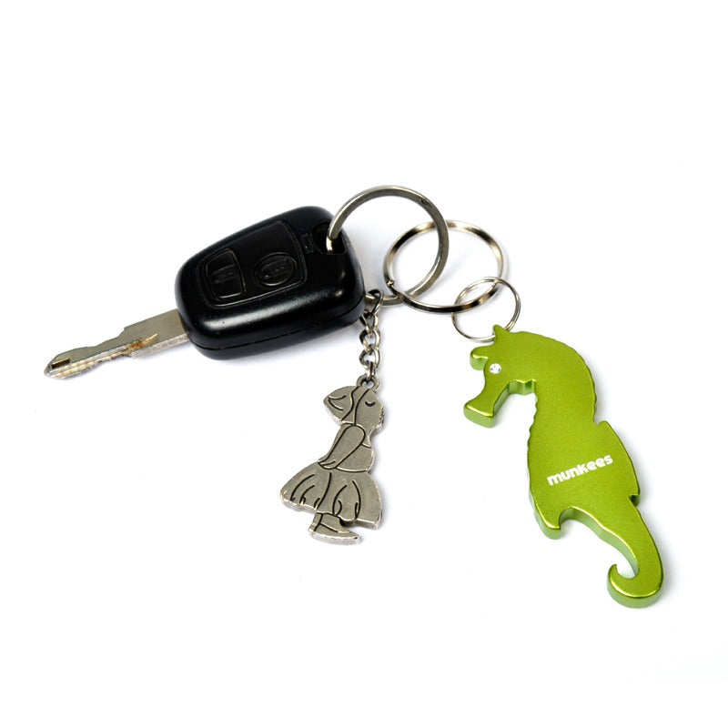 Pembuka Botol Munkees 3404 Bottle Opener Sea Horse Keychain