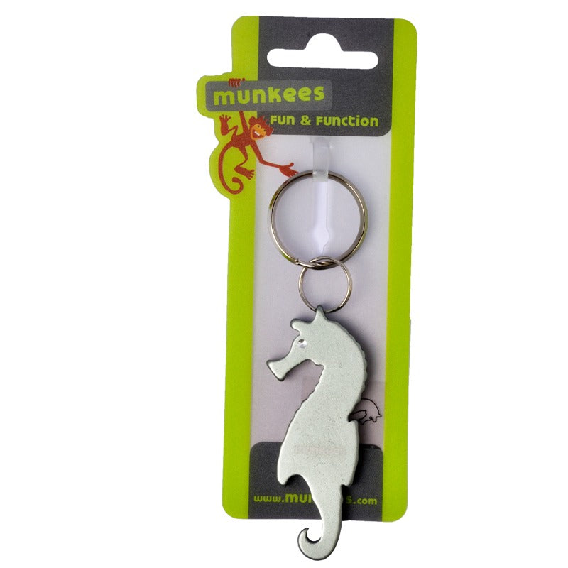 Pembuka Botol Munkees 3404 Bottle Opener Sea Horse Keychain