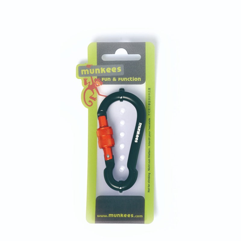 Carabiner Munkees 3249 Pear Shape With Screw Lock 8cm