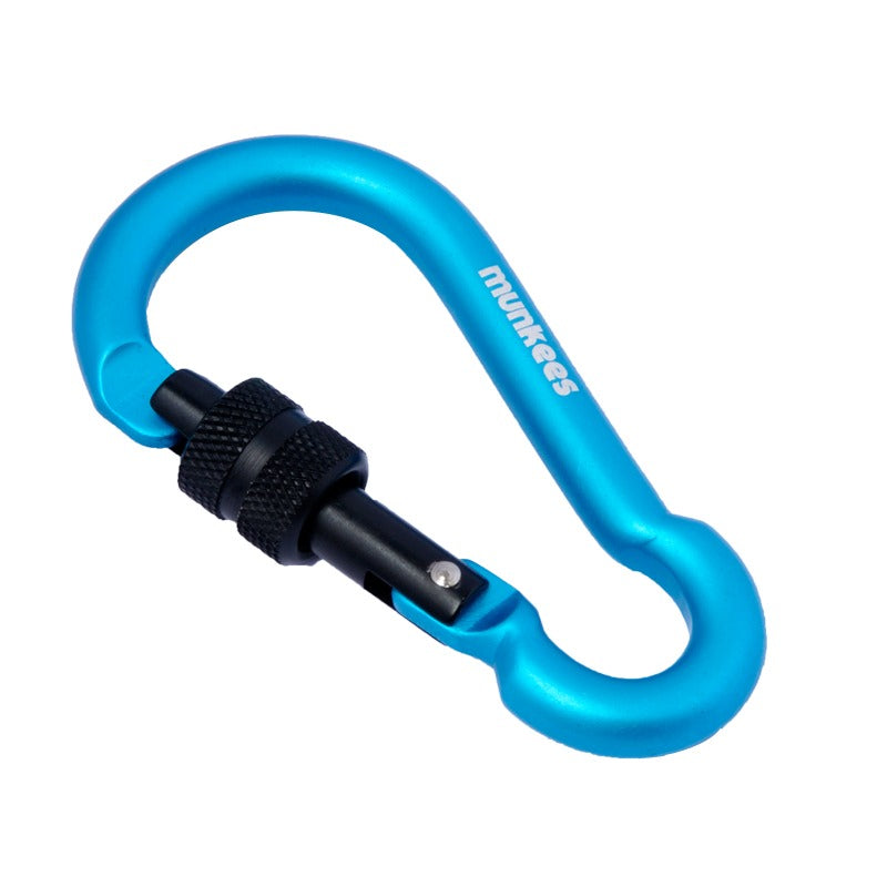 Carabiner Munkees 3249 Pear Shape With Screw Lock 8cm