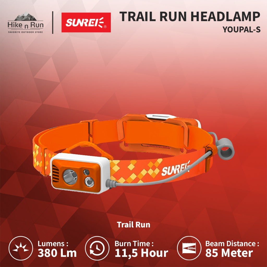 Sunrei Youpal-S Headlamp/Senter Kepala Waterproof Rechargeable