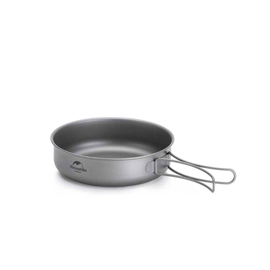 Wajan Titanium Naturehike NH18T010-A NH18T020-B Nesting Frying Pan