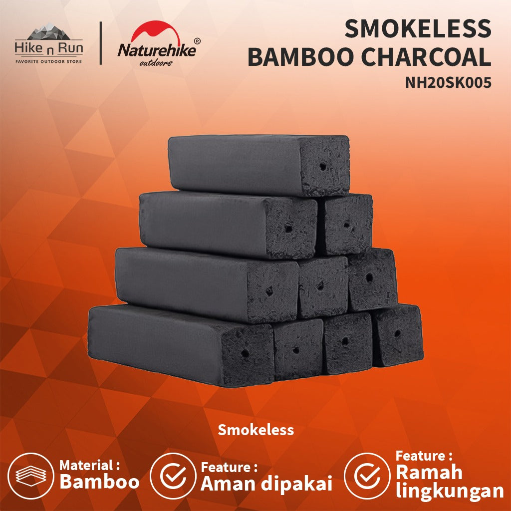 Arang Bambu Naturehike NH20SK005 BBQ Grill Bamboo Charcoal 2.5 Kg