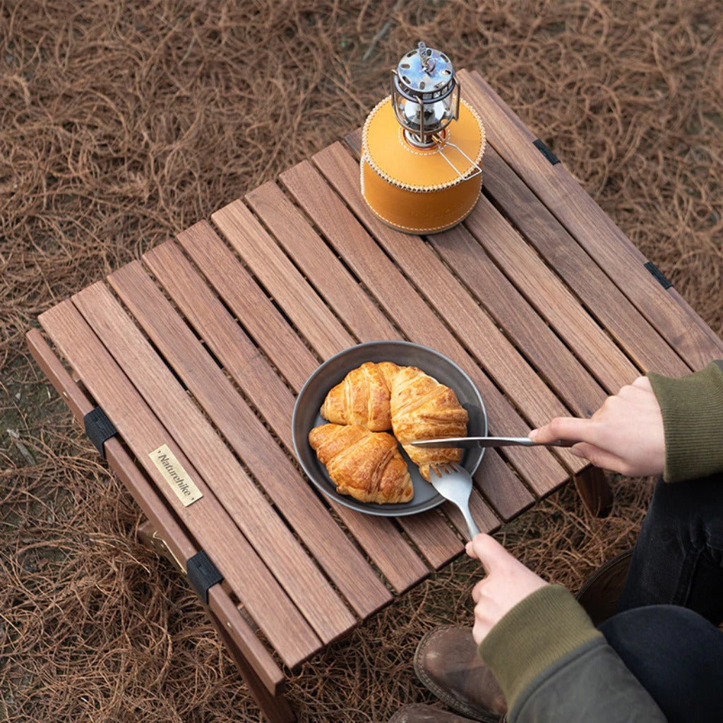 MEJA LIPAT CAMPING NATUREHIKE NH21JJ001 FOLDING EGG ROLL TABLE