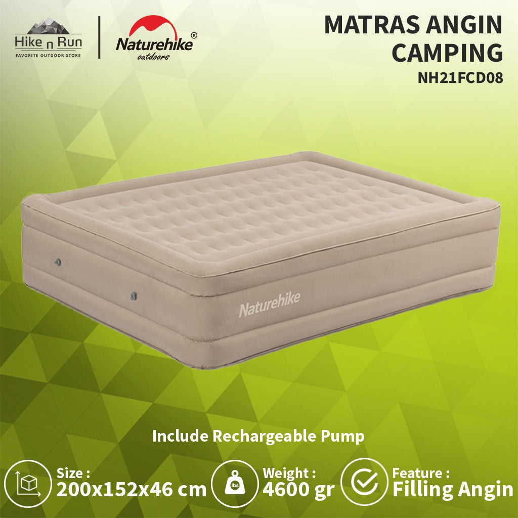 Matras Angin Camping NH Air Mattras w/ Pump - Beige NH21FCD08