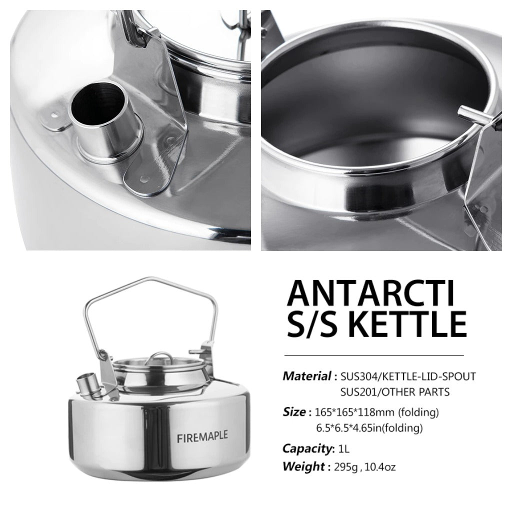 Teko Serbaguna Firemaple Antarcti Stainless Steel Kettle