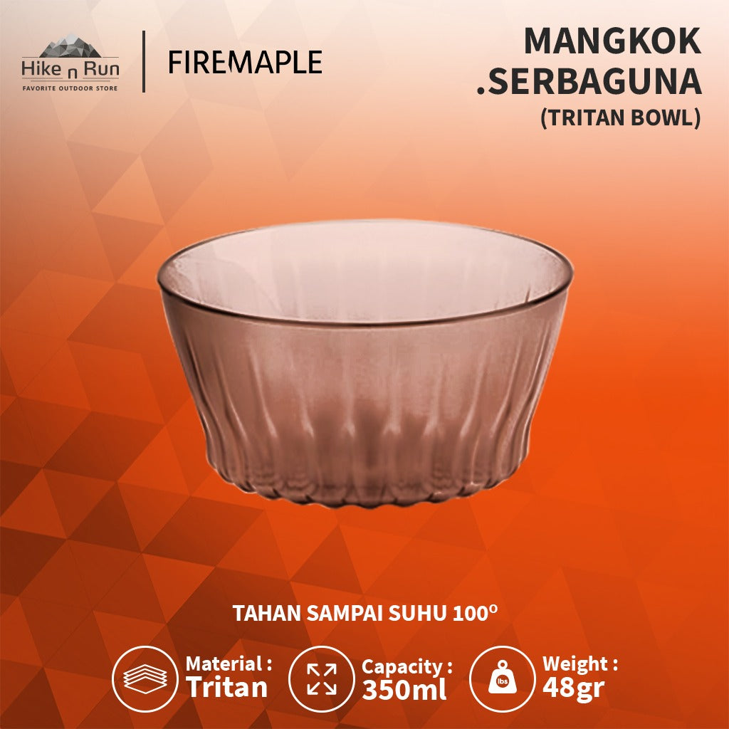 Mangkok Serbaguna Firemaple Tritan Bowl 350ml
