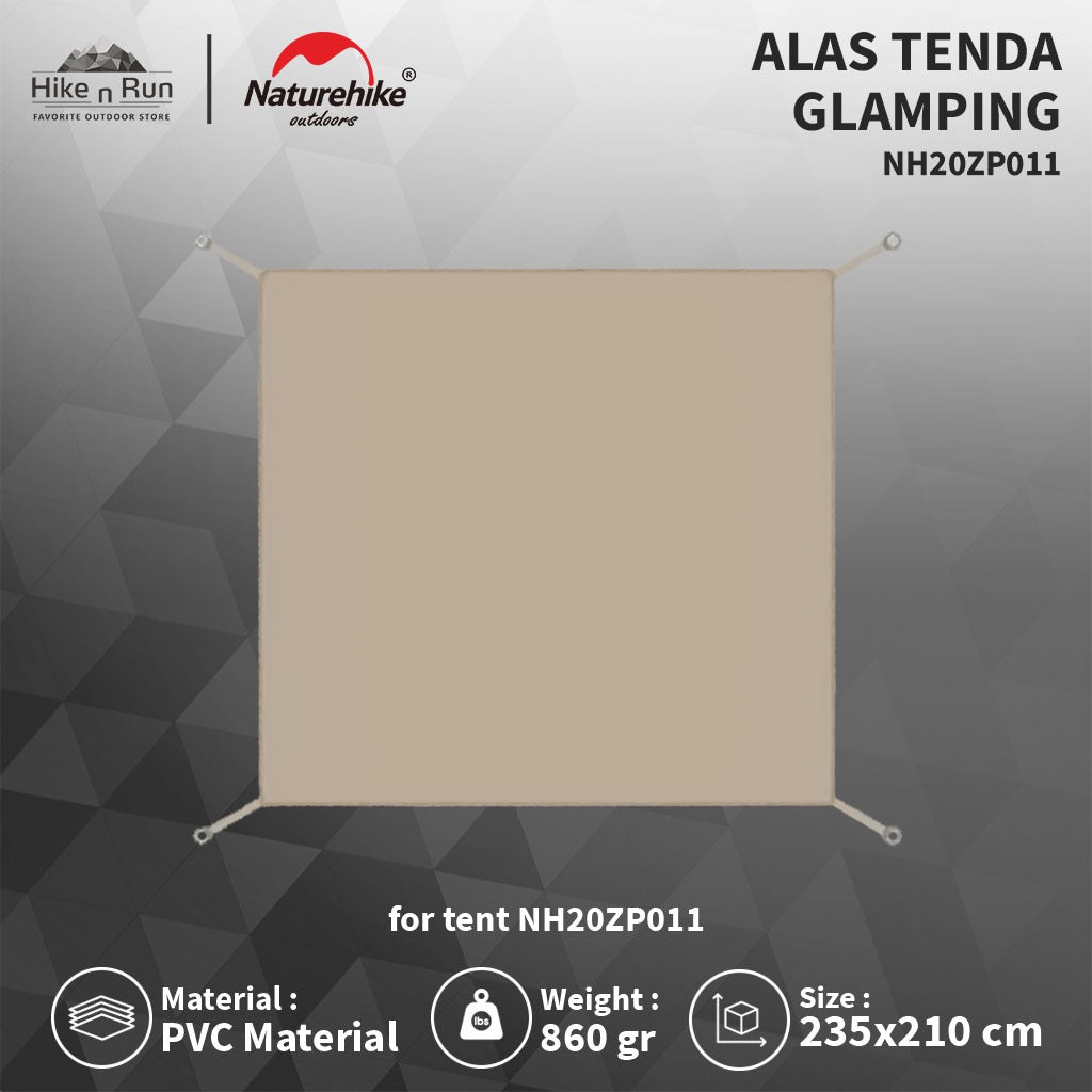 Alas Tenda Glamping Naturehike NH20ZP011 Extend 4.8 Tent Mat Footprint