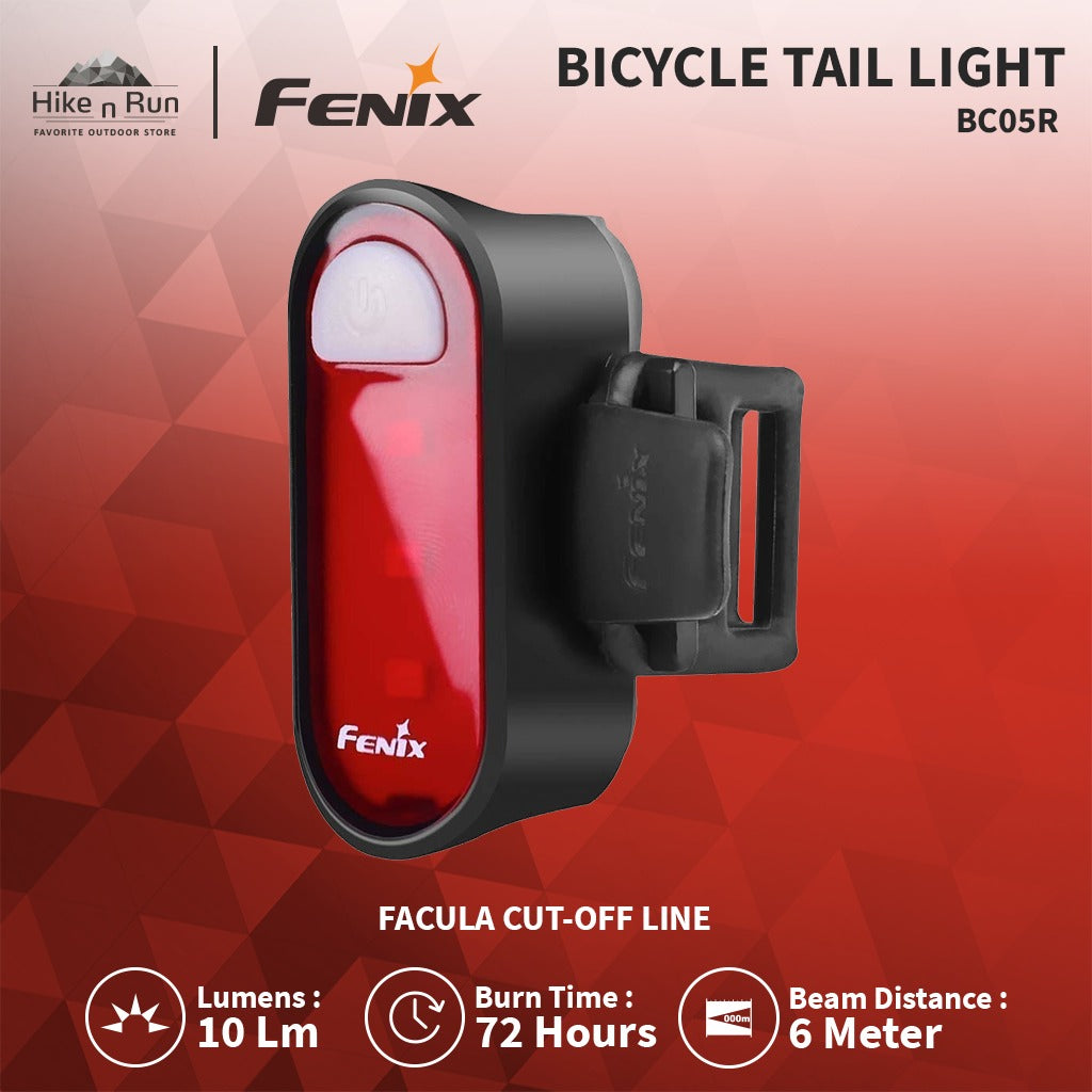 Lampu Sepeda Fenix BC05R Signal Bicycle Tail Light