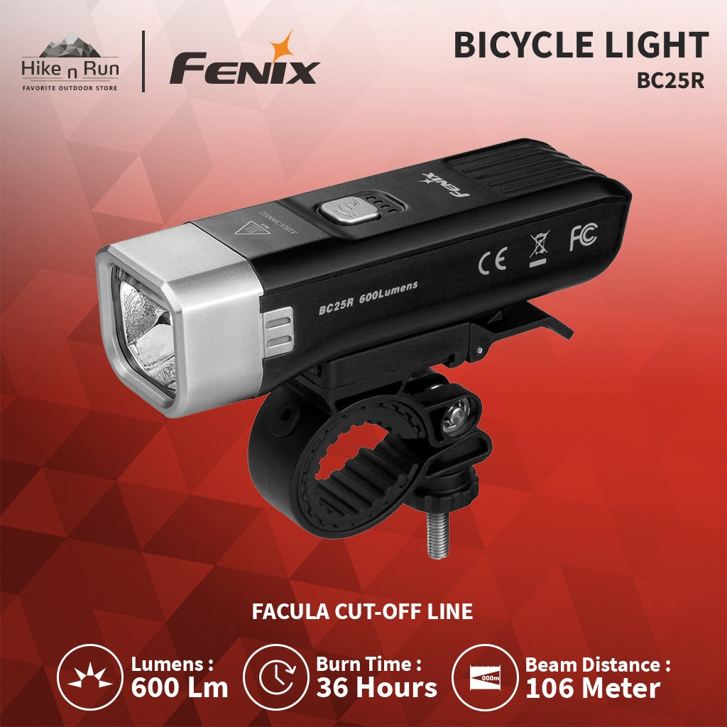 Lampu Sepeda Fenix BC25R Bicycle Front Flashlight