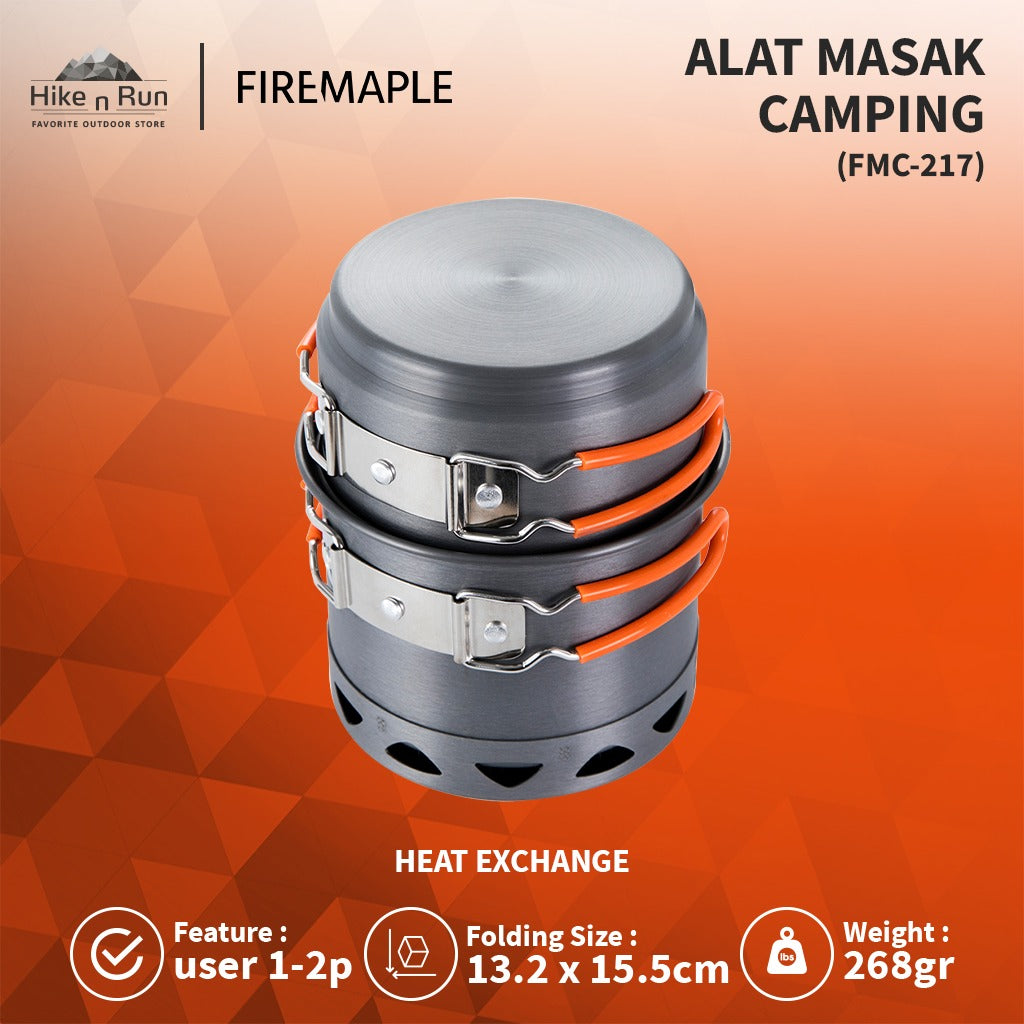 Alat Masak Camping Firemaple FMC-217 Nesting Camping Cookware