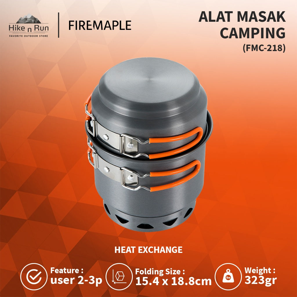 Alat Masak Camping Firemaple FMC-218 Nesting Camping Cookware