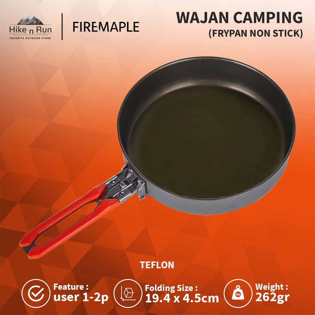 Wajan Lipat Firemaple FEAST Frypan Non Stick Camping Nesting