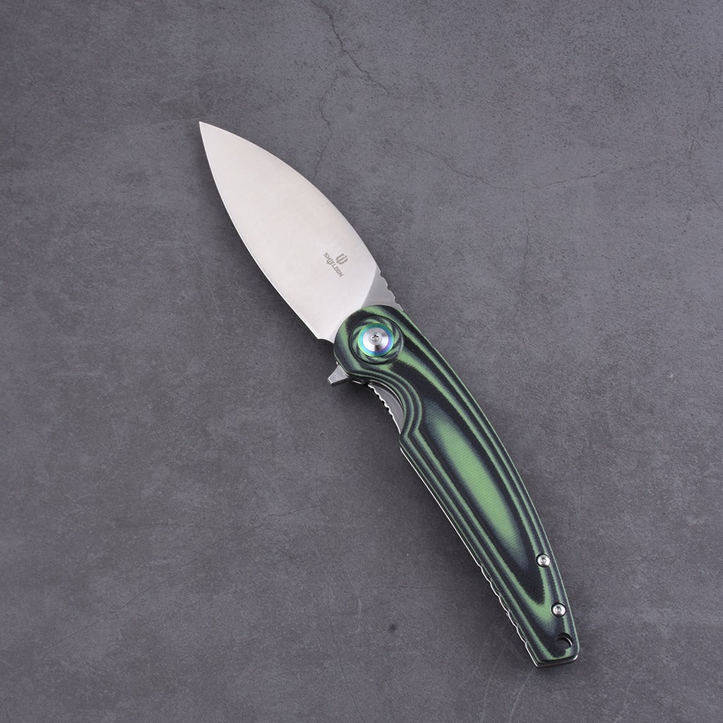 Pisau Lipat Shieldon Bulbasaur Mirror Pocket Knife 9061G-M