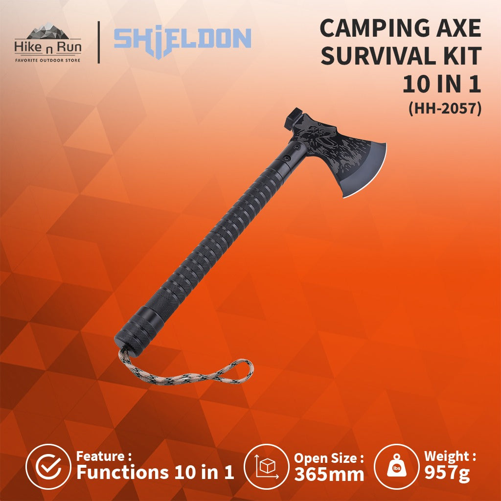 Kapak Serbaguna Shieldon HH-2057 Camping Axe Survival Kit