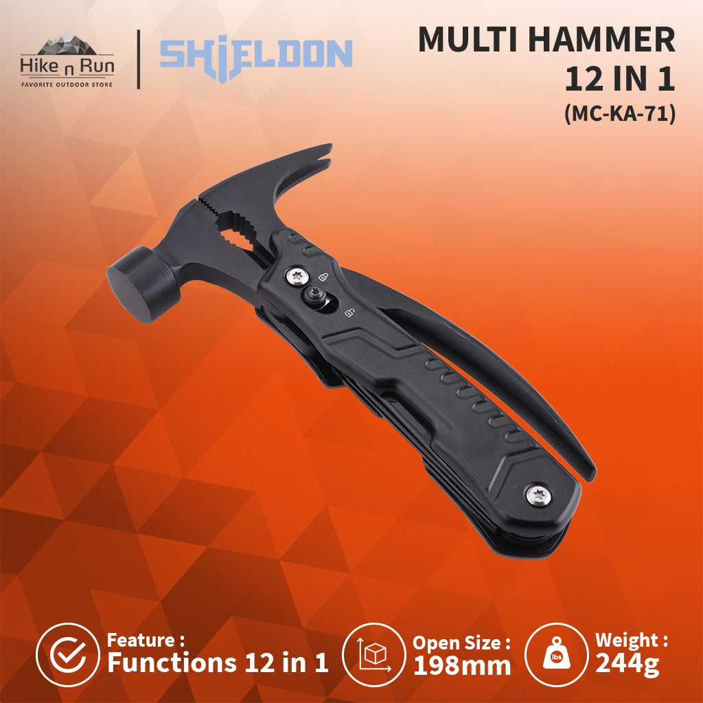 Palu Serbaguna Shieldon MC-KA-71 Multi Hammers Survival Kit