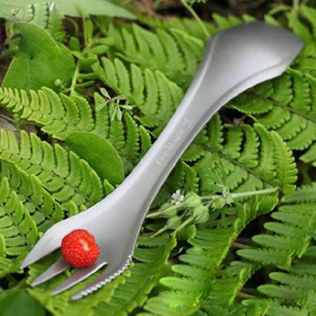 Alat Makan Camping Firemaple FMT-T23 Titanium Cutlery