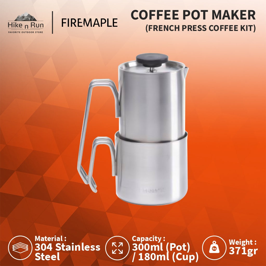 Coffee Pot Camping Firemaple Antarcti French Press Coffee Kit