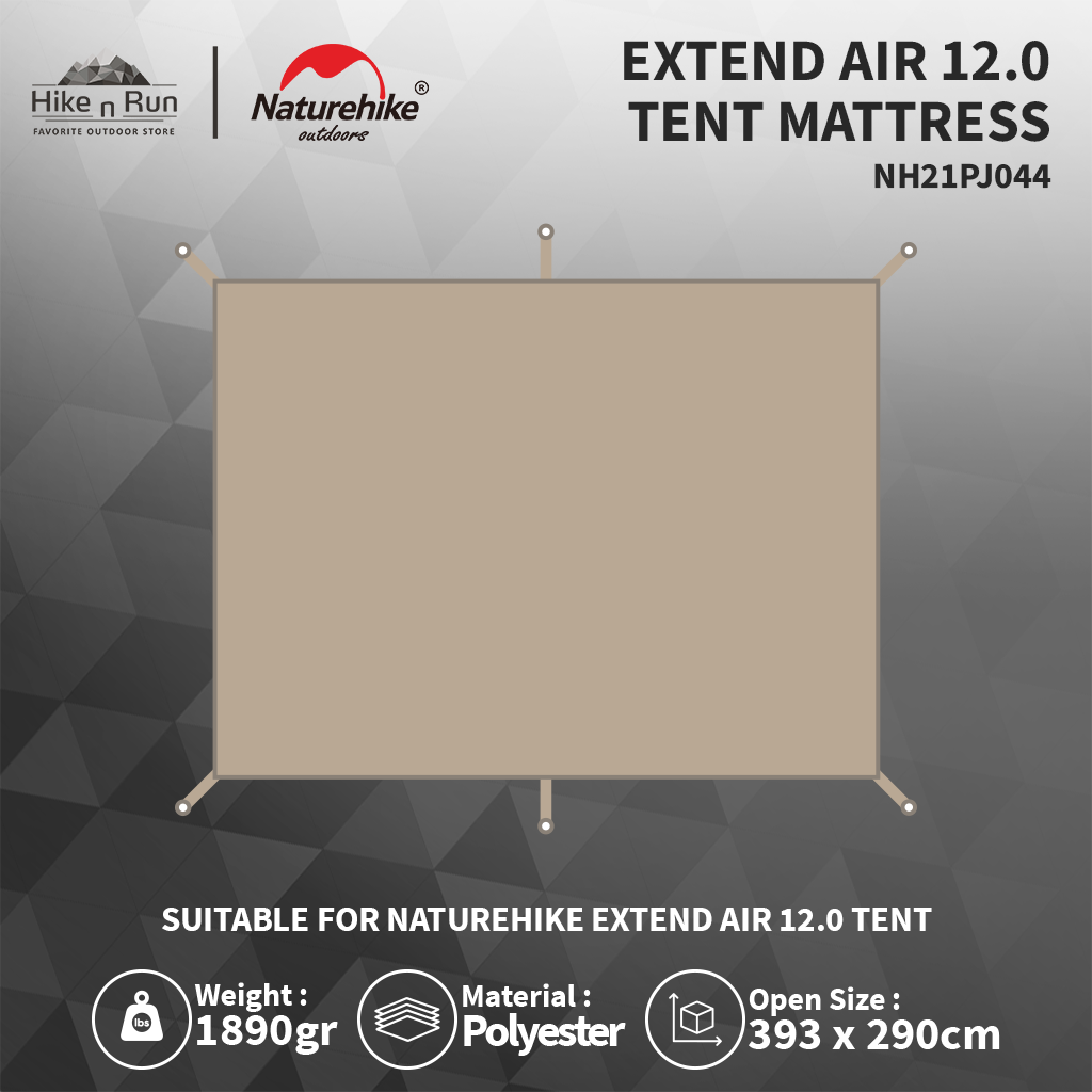 Alas Tenda Glamping Naturehike NH21PJ044 EXTEND AIR 12.0 Tent Mat