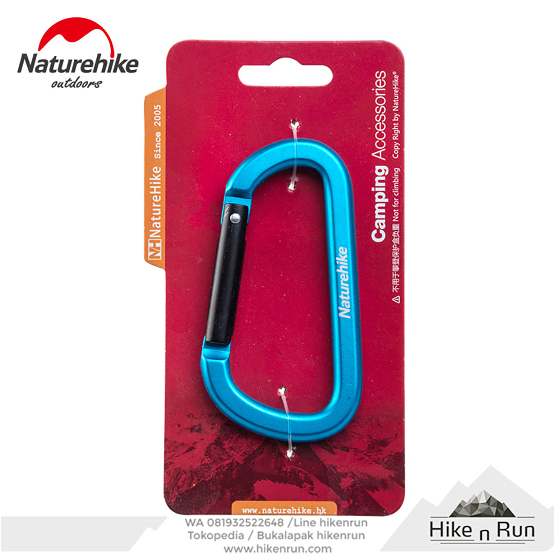 NH Carabiner D-Utility 8 cm No-Lock NH15A001-H - Hike n Run